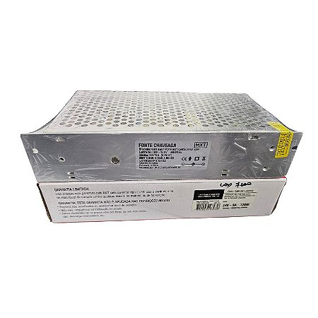 Fonte Chaveada Para Uso Geral 5A 24V 120W Bivolt Mxt