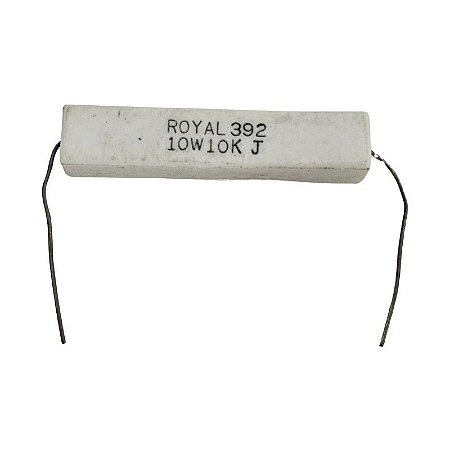 Resistor 10K 10W 5% Cerâmica