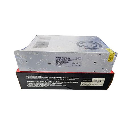 Fonte Chaveada Para Uso Geral 20A 12V 240W Bivolt Mxt