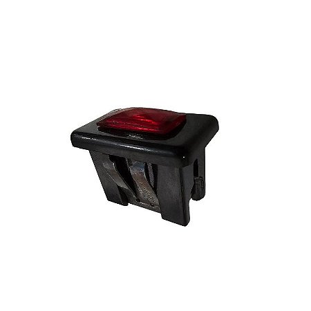Sinaleiro Retangular 1/12W.73 115V Vermelho