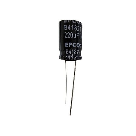 Capacitor Eletrolítico 220uF x 63V RD 85º Epcos B41821