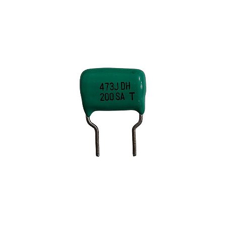 Capacitor Poliéster 47K x 200V = 473Jdh 200Sa T