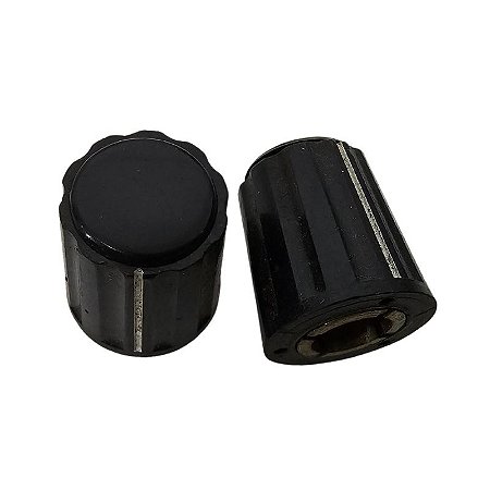 Knob Estriado Com Tampa