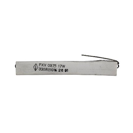 Resistor 330R 17W +-10% Porcelana