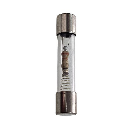 Fusível 250mA 250V Grande 6x30 Com Mola e Resistor