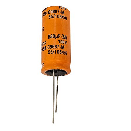 Capacitor Eletrolitico 680uF x 100V 105º Epcos