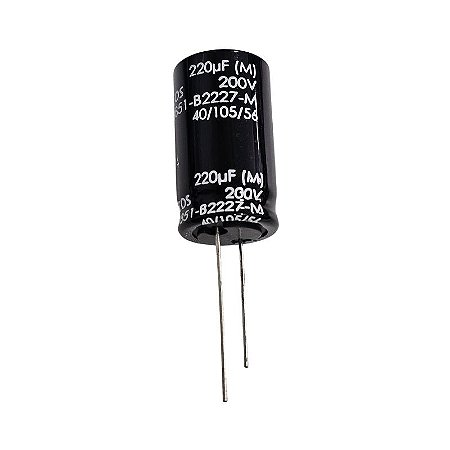 Capacitor Eletrolitico 220uF x 200V RD 105º Epcos
