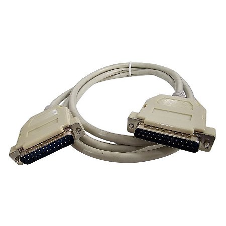 Cabo Serial R232 Para Chaveador DB25 Macho/Macho 1,80Mts