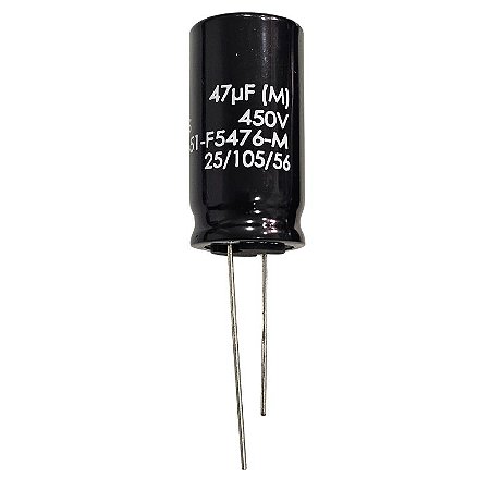 Capacitor Eletrolítico 47uF x 450V RD 105º 16DX31,5A B43851-F5476-M Epcos