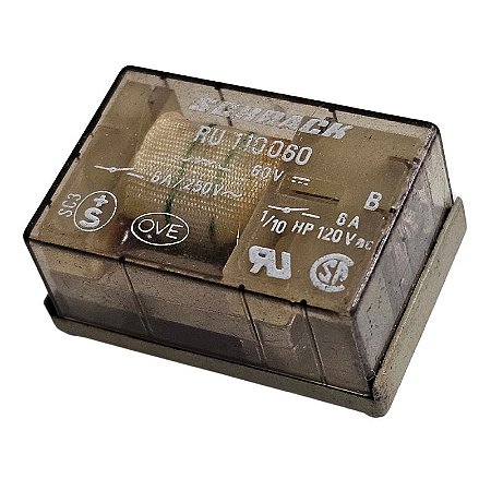 RU110060 Rele 6A 60V 250VCA Schrack