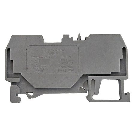Borne de Passagem WS4 32A 800V 20A 600V 4Mm 28-12AWG Degson