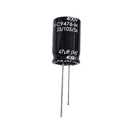 Capacitor Eletrolítico 47uF x 400V 105° B43854-C9476-M Epcos