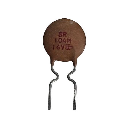 Capacitor Cerâmico 100K x 16V = 104M 16V