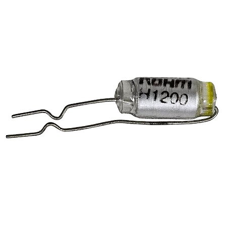 Capacitor Poliéster 1K2 x 50V Axial Pré Formado = H1200 Rohm