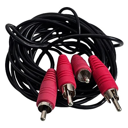 Cabo Adaptador Rca Macho/Macho 1,8Metros