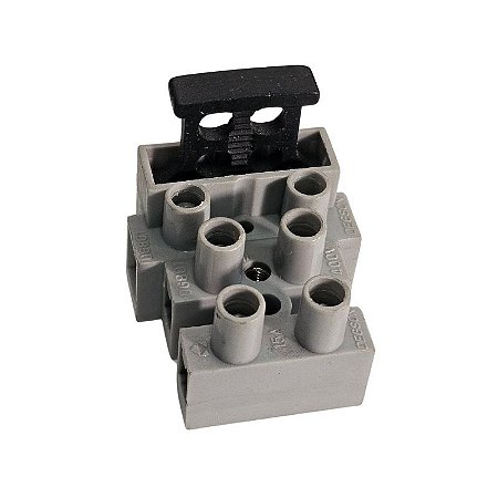 Conector Terminal Parafuso Para Fios Com Soquete Para Fusível 6,3A DG801-03P-11-00A(H)
