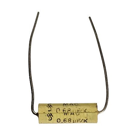 Capacitor Poliéster 680K x 100V 10% Axial = 0,68uF/K 100V Mac