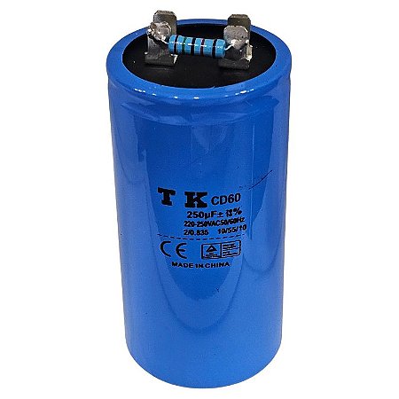Capacitor Polipropileno 250uF x 220V / 250V 50/60Hz CD60 TK