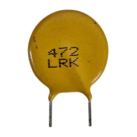 Capacitor Cerâmico 4K7 x 50V = 472 Lrk