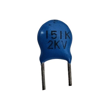 Capacitor Cerâmico 150pF x 2KV = 151K 2KV