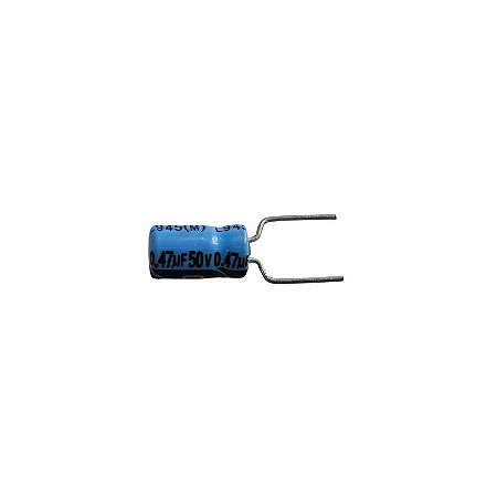 Capacitor Eletrolitico 0,47uF x 50V 85º Mini Lelon