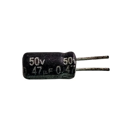 Capacitor Eletrolítico 0,47uF x 50V 85º Mini United