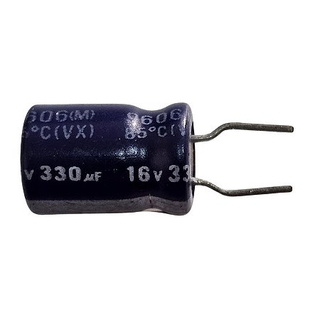 Capacitor Eletrolítico 330uF x 16V RD 85º Taicon