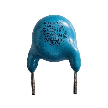 Capacitor Cerâmico 1K x 4KV = KD102M T4KV