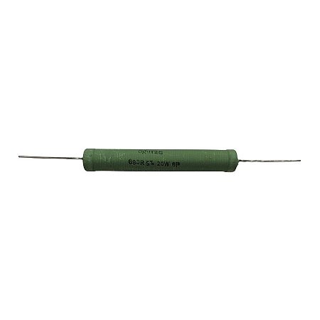 Resistor 680R 20W 5% Verde