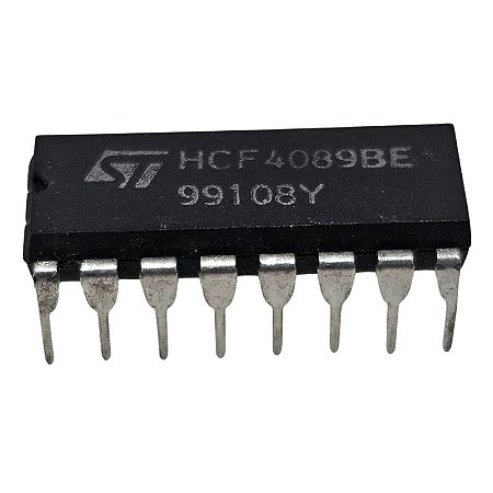 CD4089 = HCF4089BE Circuito Integrado ST