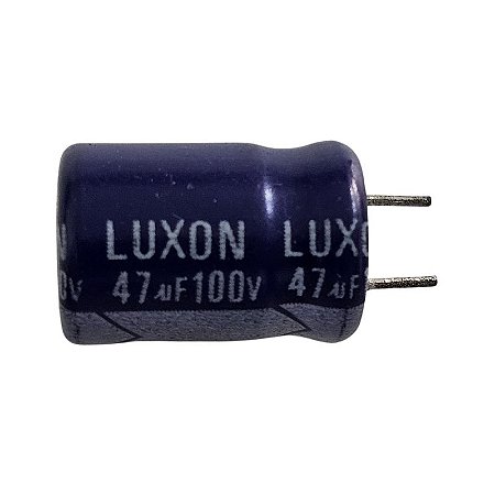 Capacitor Eletrolítico 47uF x 100V 85° Luxon