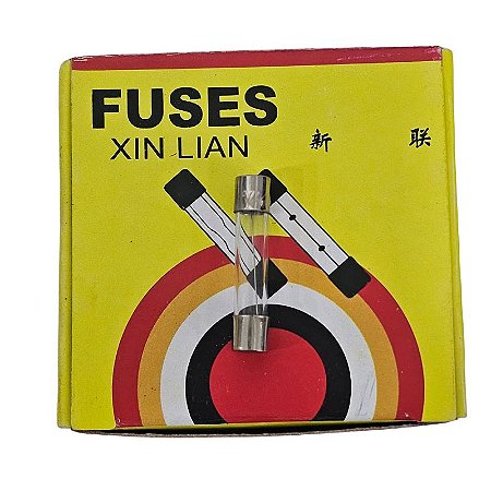 Fusível 7A 250V Grande 6X30 Vidro Kit 100pçs