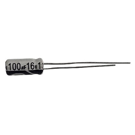 Capacitor Eletrolítico 100uF x 16V RD Aerovox