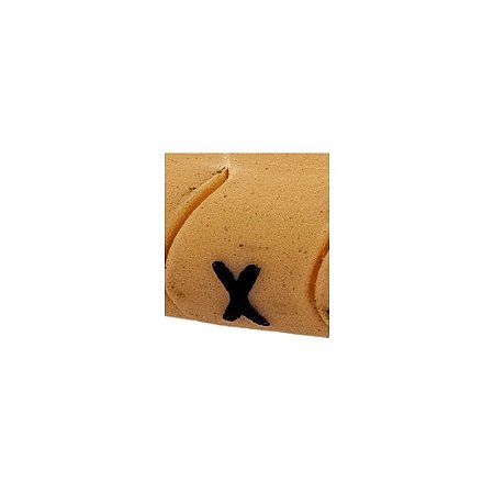 Anilha Identificadora Marcador de Cabos Furo 4Mm Letra X