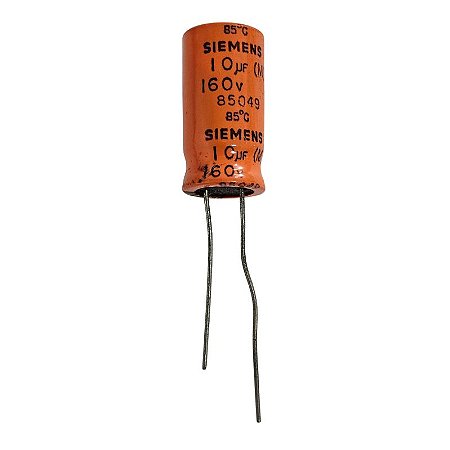 Capacitor Eletrolítico 10uF x 160V RD 85º 85049 Siemens