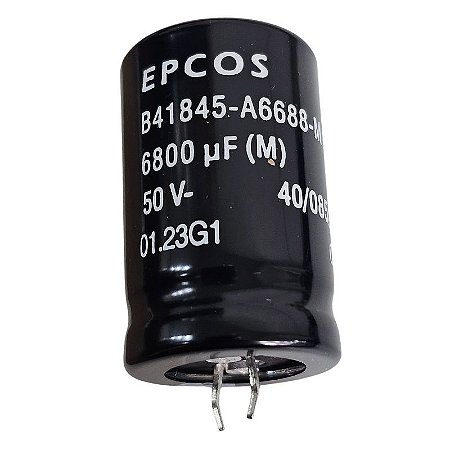 Capacitor Eletrolítico 6800uF x 50V RD 85º Snapin Epcos