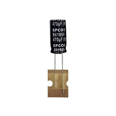 Capacitor Eletrolítico 470uF x 35V RD 105° 10DX17A Epcos