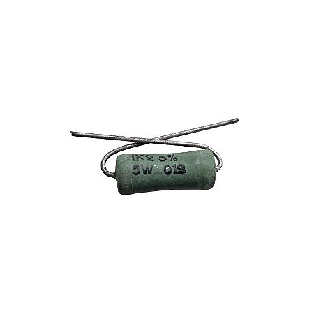 Resistor 1K2 5W 5% Axial Verde