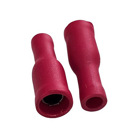 FRD1.25-156 Terminal Tipo Bala Isolado Vermelho