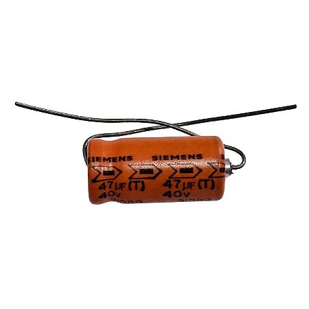 Capacitor Eletrolítico 47uF x 40V Axial 91000 Siemens