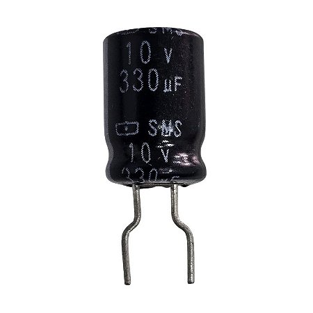 Capacitor Eletrolítico 330uF x 10V RD 85º Sms