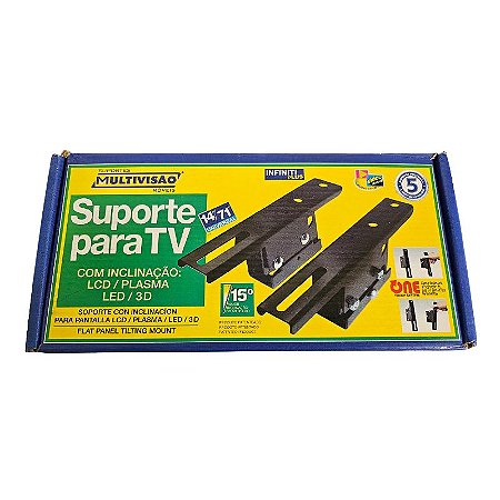Suporte Para Tv Universal Com Inclinação "14-71" Multivisão