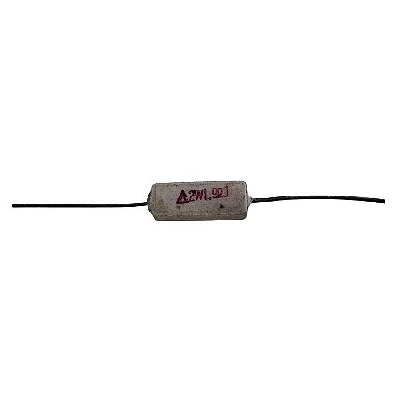 Resistor 1R9 2W 5% Porcelana Branca