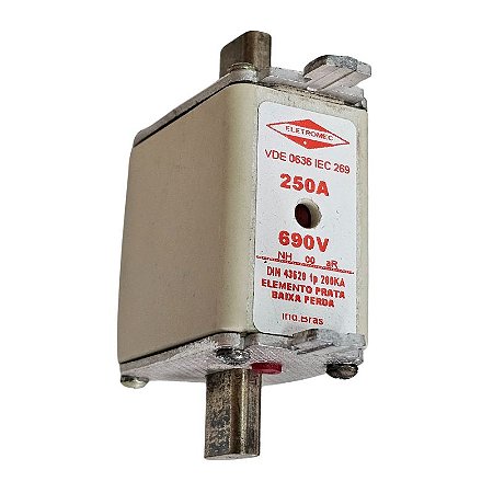 Fusível 250A 690V NH00 Ultra Rápido