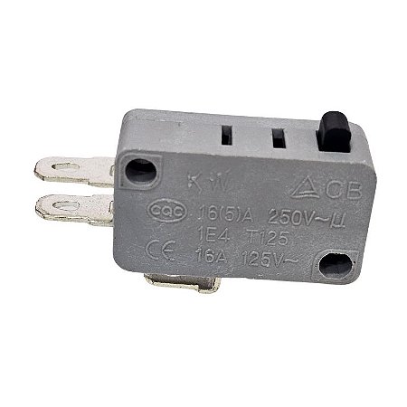Chave Micro Switch KW11-7-1 16A 250V 3 Terminais Cinza