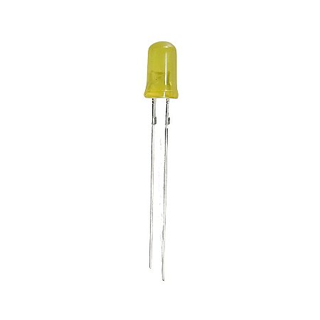 Led 5mm Amarelo Difuso 1000Mcd