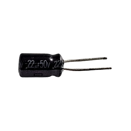 Capacitor Eletrolítico .22uF x 50V RD 85º