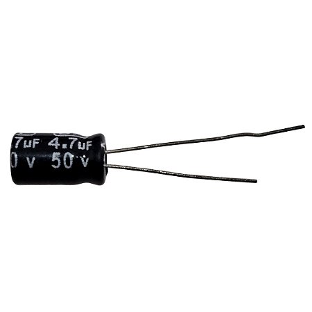 Capacitor Eletrolítico 4,7uF x 50V RD 85º Bipolar Soli