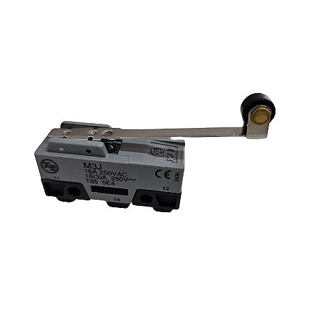 M3J Micro Switch Com Alavanca Rígida e Roldana 16A 250Vac Kp