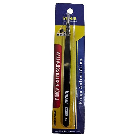 Pinça de Ponta Reta de Aço Inox Hikari HK-11 Esd
